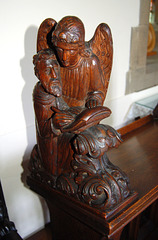 Detail of chancel furnishings, St Anne's Church, Baslow, Derbyshire