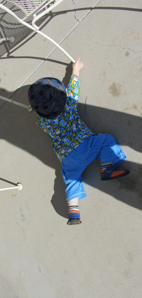 Klitzner later took part in the Extreme Wall Climb event