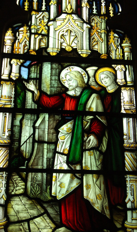 Stained Glass in North Aisle, Saint Mary Magdalene's Church Clitheroe, Lancashire