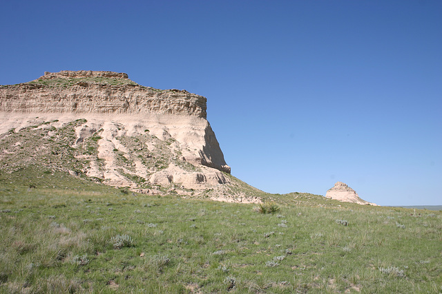 West Pawnee Butte (left); East Pawnee Butte