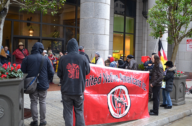 SF downtown: Canadian Consulate First Nation Protest (0132)