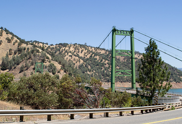 Oroville Bidwell Bar Suspension Bridge (0136)