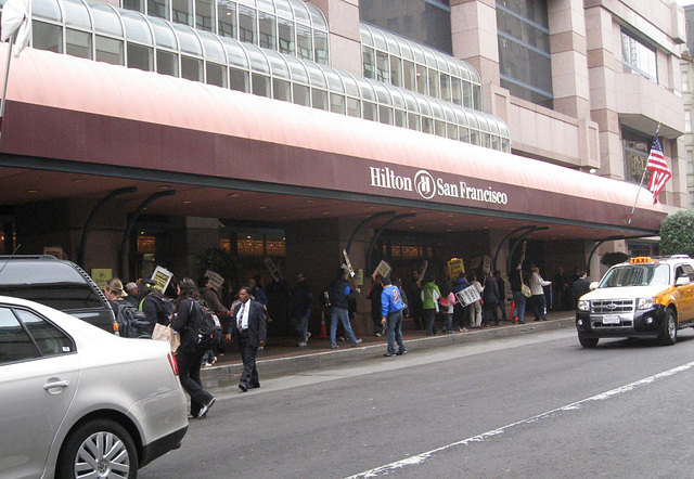 SF downtown: Hilton Strike 3428a