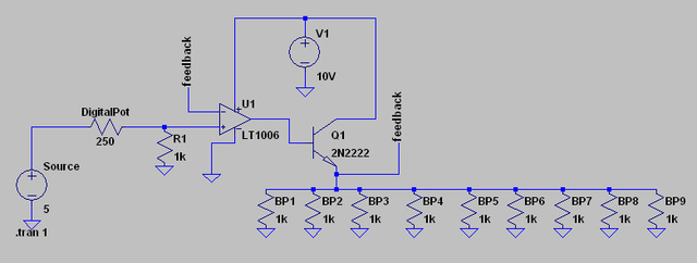 digital pot booster - single supply