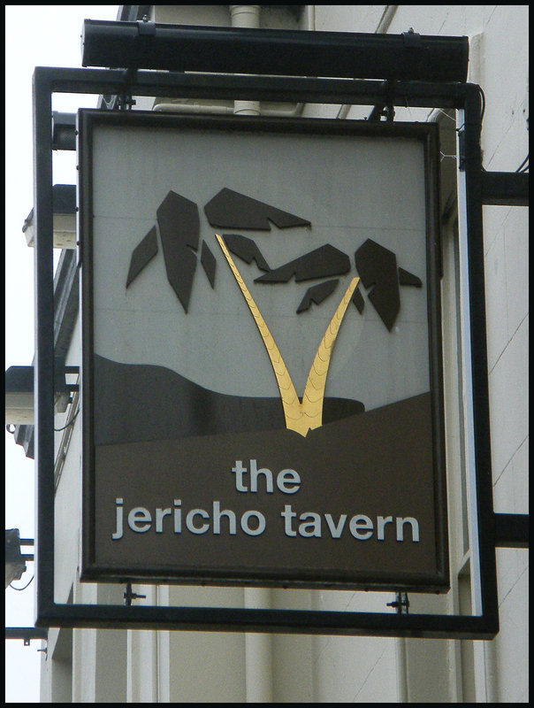 Jericho Tavern pub sign