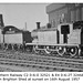 Southern C2 0-6-0 32521 & E4 0-6-2T 32468 Brighton 16 8 1957