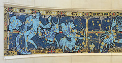 Detail of the Zodiac Mosaic on Dohney Library at USC, July 2008