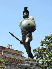 Statue of Tommy Trojan at USC, July 2008