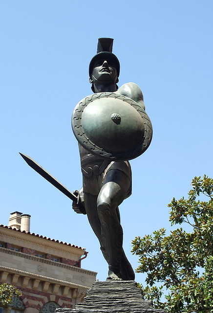 Statue of Tommy Trojan at USC, July 2008