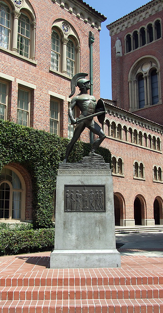 Statue of Tommy Trojan at USC, July 2008