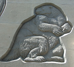 Beaver Relief on a Building at USC, July 2008