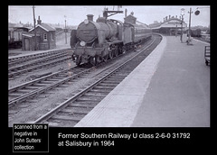 SR U class 2-6-0 31792 Salisbury 1964