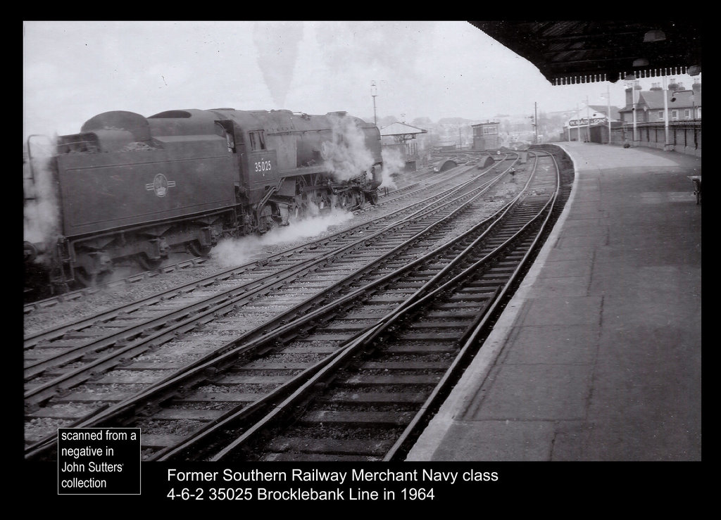 SR MN class 4-6-2 35025 in 1969