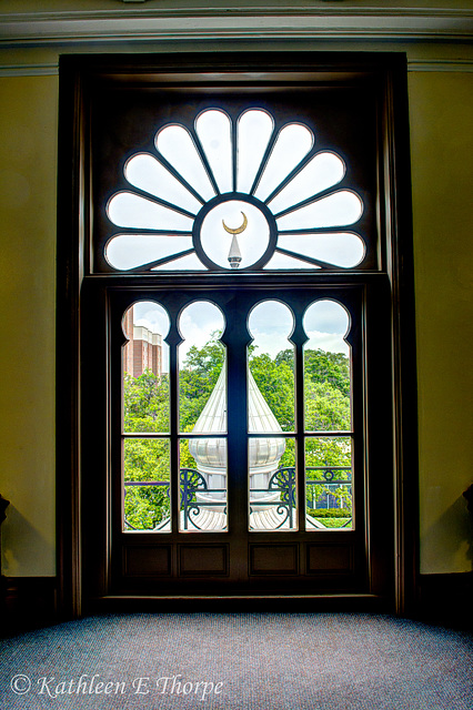 University of Tampa Plant Hall Window and Minaret HDR 070113