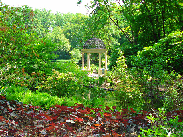 Iconic gazebo at Longwood Gardens