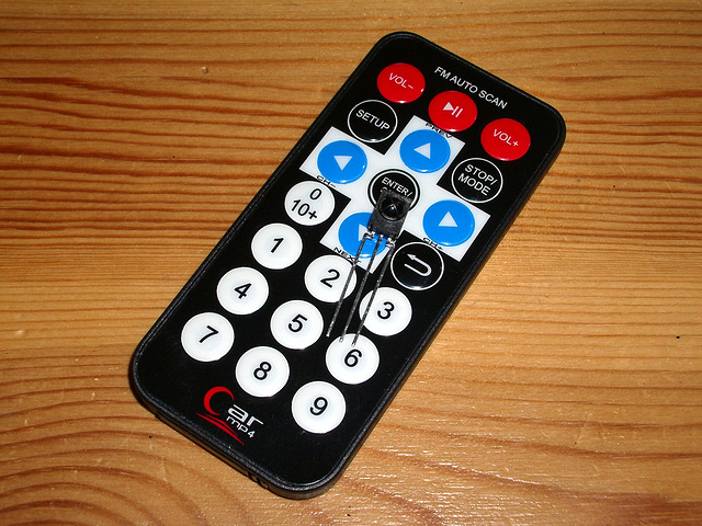 IR remote + receiver