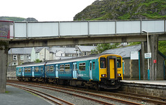 Class 150 at Blaenau Ffestiniog (1) - 3 July 2013