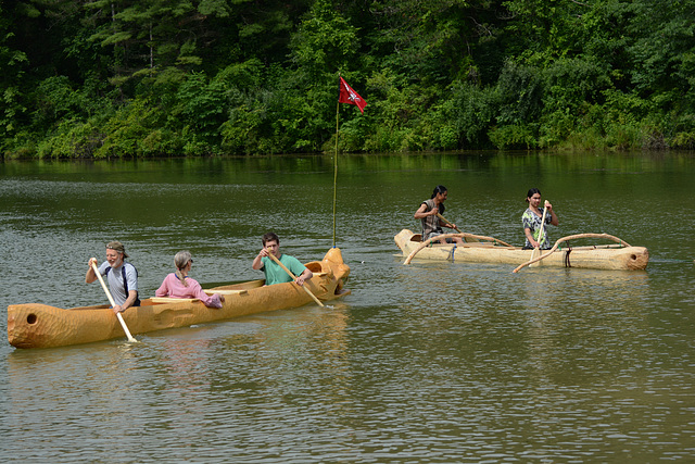 Both canoes