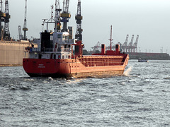 Kümo  MERIT auf der Elbe