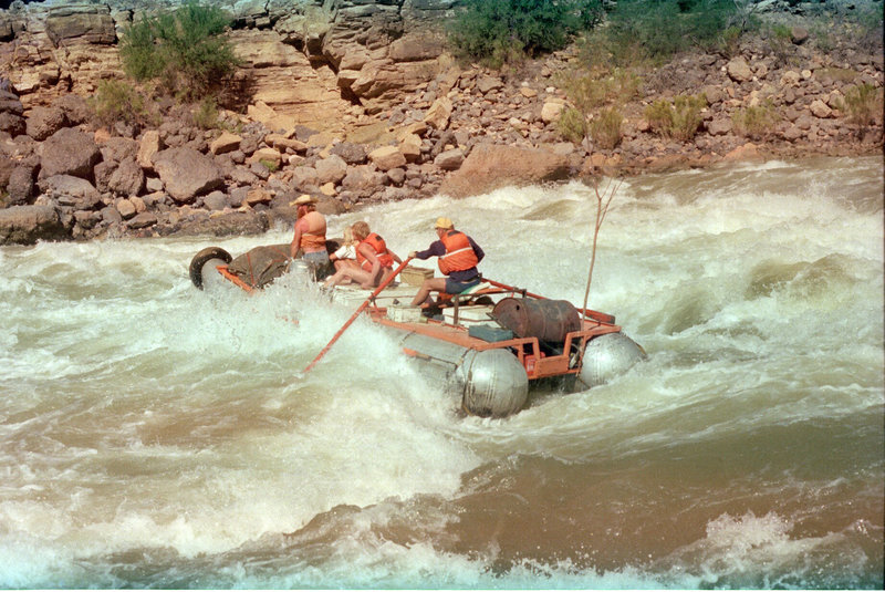Boat in Rapid