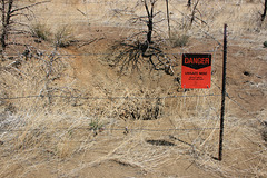 Mine shaft, Como, Nevada, USA