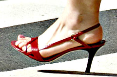 ann taylor heels on the streets