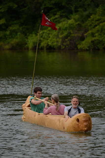 More spectators take a ride