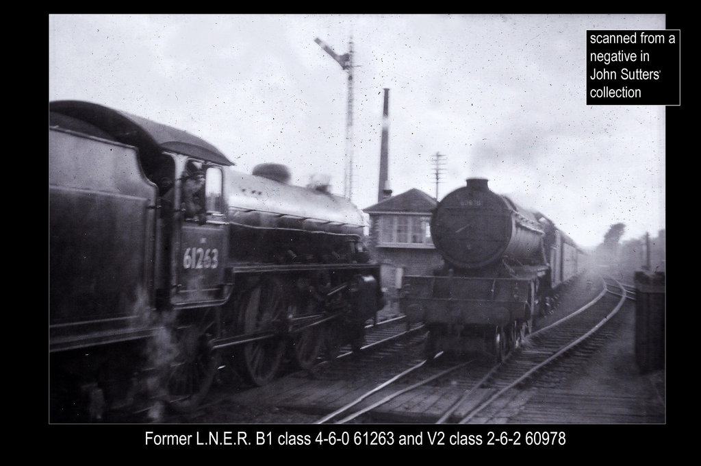 LNER B1 4-6-0 61263 & V2 2-6-2 60978