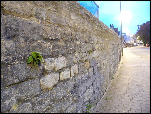 old wall to be demolished