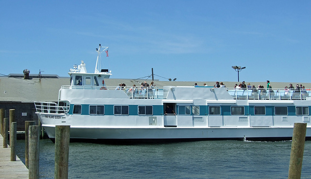 The Ocean Beach Fire Island Ferry at the Dock at Suzy's Wedding, May 2012