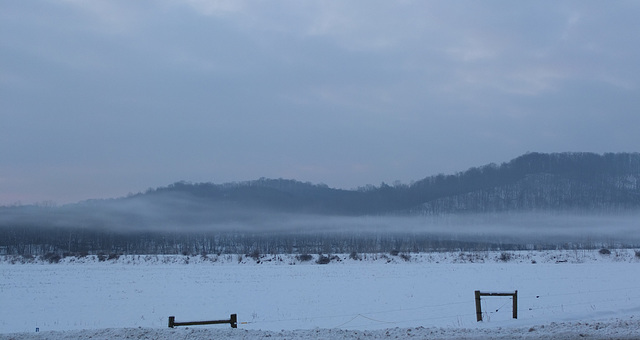 Still morning at the Hocking River