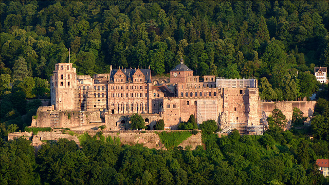 Heidelberger Schloß im Abendlicht