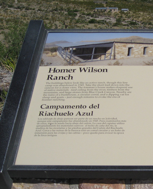 Big Bend NP, Wilson Ranch 2630a