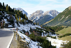 Vom Inntal ins Lechtal. Hahntennjoch. Nach der Jochhöhe abwärts zum Lechtal. ©UdoSm