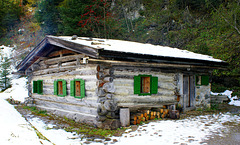 Altes Blockhaus in Pfafflar. ©UdoSm