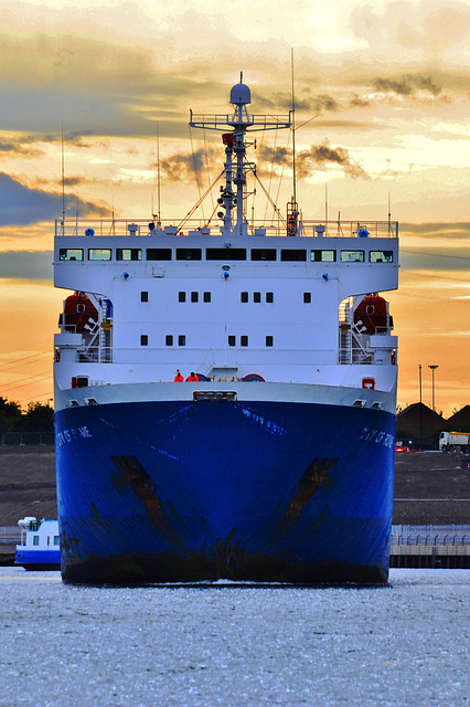 Ferry out of Port