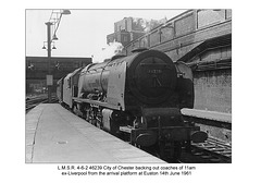 LMSR 462 46239 City of Chester Euston 14 6 1961