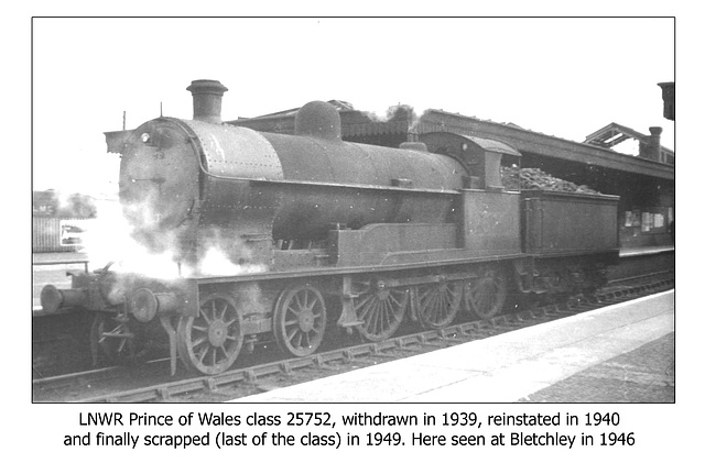 LNWR 25752 Bletchley 1946