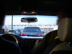 About to board the ferry to Copenhagen