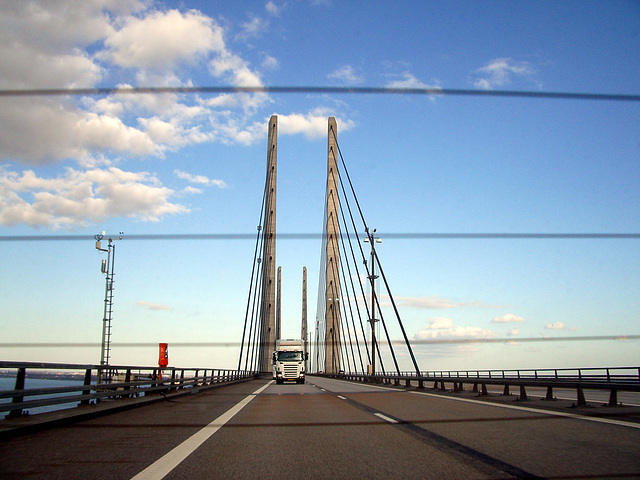 Driving back from Malmö