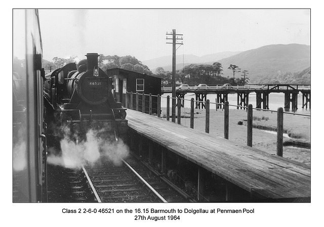 Cl2 2-6-0 46521 Penmaen Pool 27.8.1964