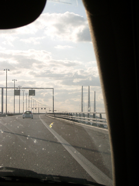 Driving back from Malmö