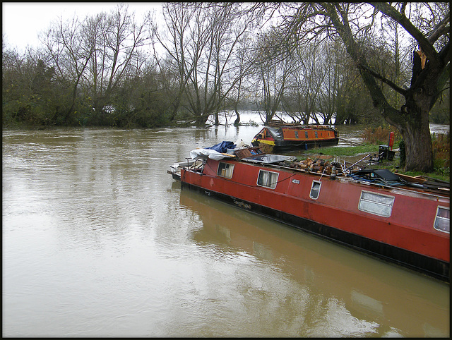 flooding at Four Streams