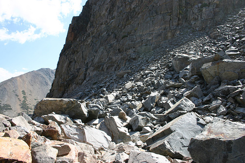 Talus near Moat Lake