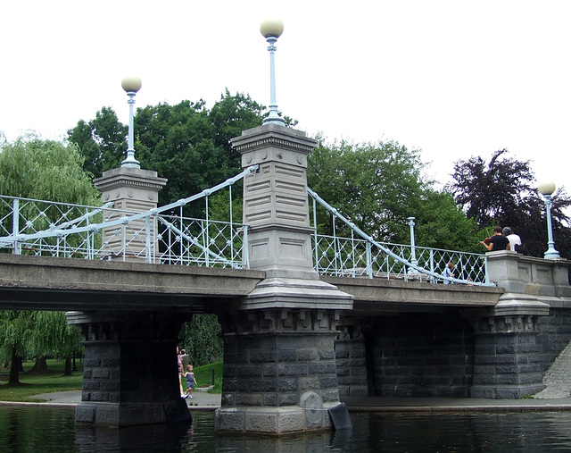 The Bridge in the Public Garden in Boston, July 2011