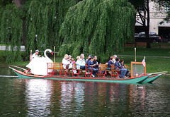 Swan Boat in the Public Garden in Boston, June 2010