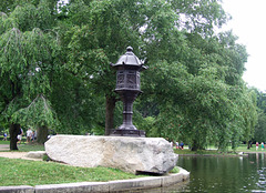 Japanese Lantern in the Public Garden in Boston, July 2011