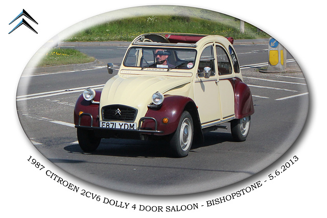 Citroën 2 CV6 1987 - Bishopstone - 5.6.2013