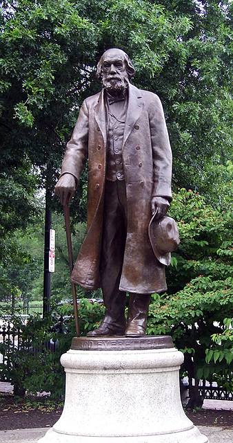Edward Everett Hale Sculpture in the Public Garden in Boston, July 2011