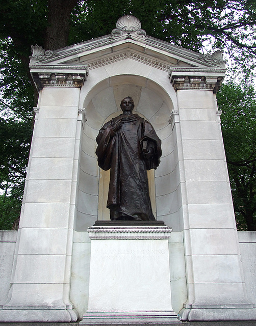 William Ellery Channing Monument in the Public Garden in Boston, June 2010